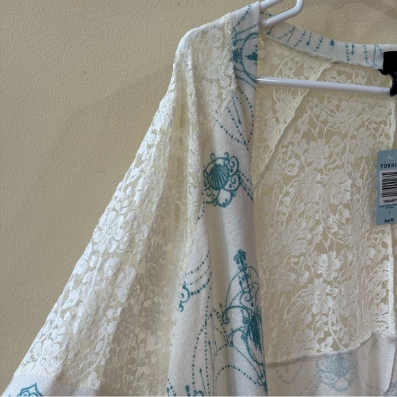 Torrid Disney Ariel Drape Cardigan - Picture 3 of 8